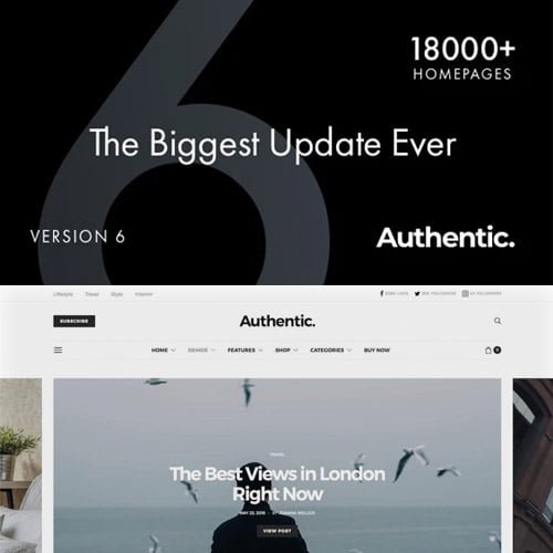 Authentic-Lifestyle-Blog-Magazine-WordPress-Theme.jpg Authentic - Lifestyle Blog & Magazine WordPress Theme - Image 1