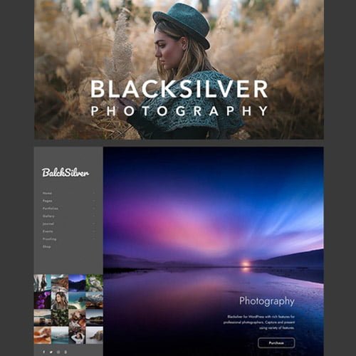 Blacksilver-Photography-Theme-for-WordPress.jpg Blacksilver | Photography Theme for WordPress - Image 1