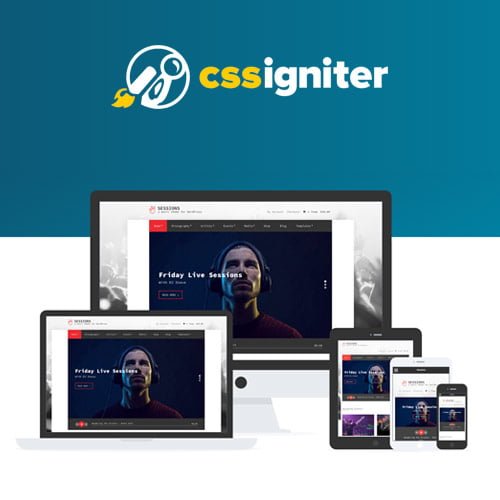 CSS-Igniter-Sessions-WordPress-Theme.jpg CSS Igniter Sessions WordPress Theme - Image 1