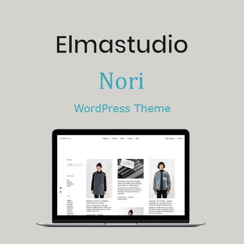 ElmaStudio-Nori-WordPress-Theme.jpg ElmaStudio Nori WordPress Theme - Image 1