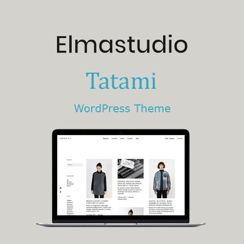 ElmaStudio-Tatami-WordPress-Theme.jpg ElmaStudio Tatami WordPress Theme - Image 1