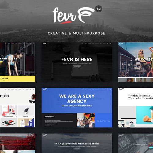 Fevr-Creative-MultiPurpose-Theme.jpg Fevr - Creative MultiPurpose Theme - Image 1