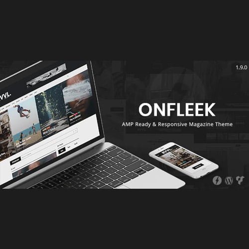 Onfleek-AMP-Ready-and-Responsive-Magazine-Theme.jpg Onfleek - AMP Ready and Responsive Magazine Theme - Image 1