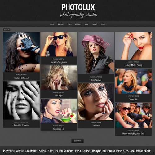 Photolux-Photography-Portfolio-WordPress-Theme.jpg Photolux - Photography Portfolio WordPress Theme - Image 1