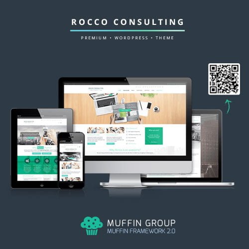 Rocco-Flat-WordPress-Theme.jpg Rocco Flat WordPress Theme - Image 1