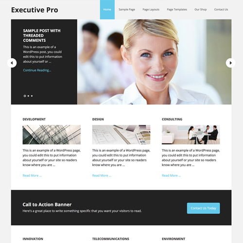 StudioPress-Executive-Pro-Genesis-WordPress-Theme.jpg StudioPress Executive Pro Genesis WordPress Theme - Image 1