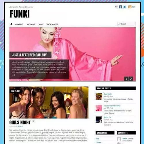 Themify-Funki-WordPress-Theme.jpg Themify Funki WordPress Theme - Image 1