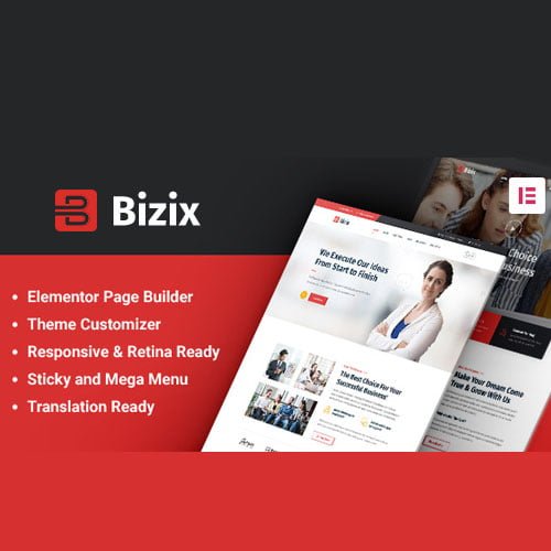 bizix.jpg Bizix - Corporate and Business WordPress Theme - Image 1