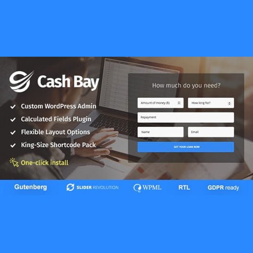 cashbay.jpg Cash Bay - Banking and Payday Loans WordPress Theme - Image 1