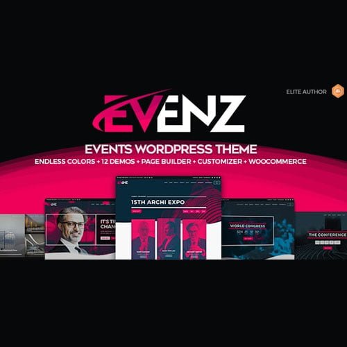evenz.jpg Evenz - Conference and Event WordPress Theme - Image 1