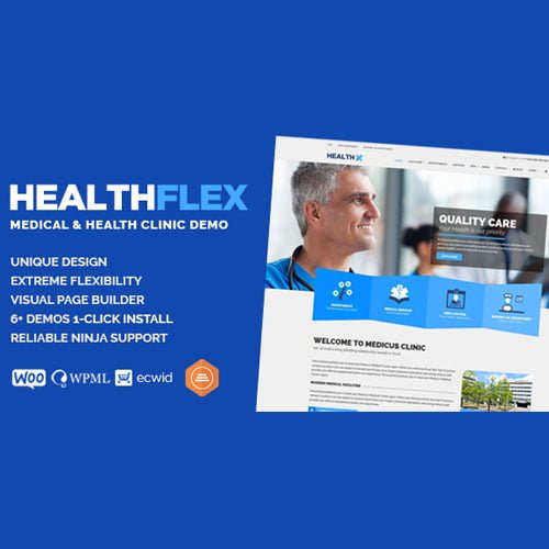 healthflex.jpg HEALTHFLEX - Doctor Medical Clinic & Health WordPress Theme - Image 1
